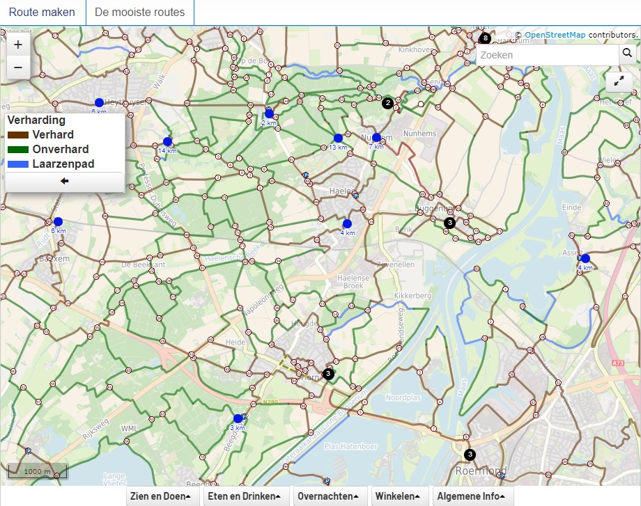 Bestaande routes